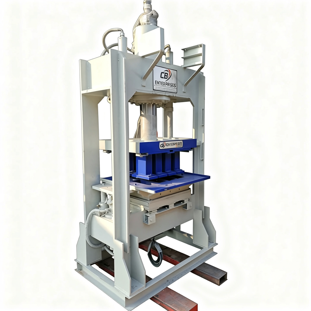 8 Brick Fully Automatic Hydraulic High Pressure With High Vibrating Machine