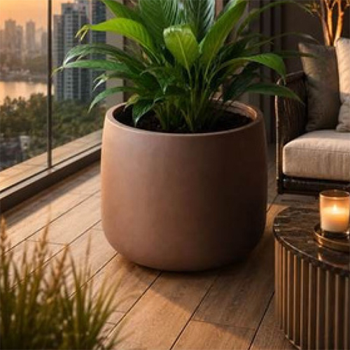 Terra Curve FRP Flower Pot