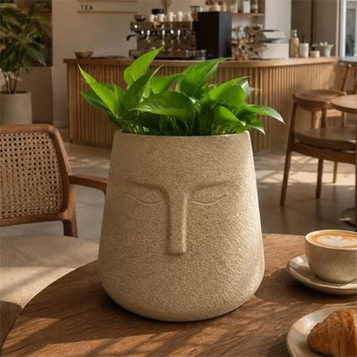 Aura Face Planter FRP Flower Pot