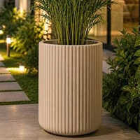 Fluted Premium Planter FRP Flower Pot
