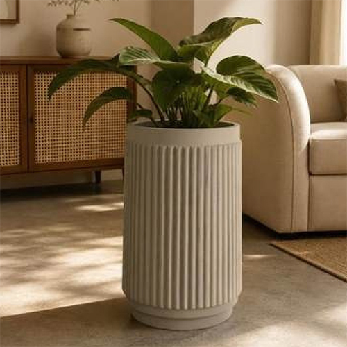 Fluted Premium Planter FRP Flower Pot