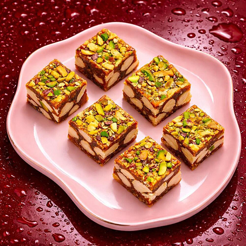 Khajur Pak - Carbohydrate: 65-70 G Per 100G (Approx)