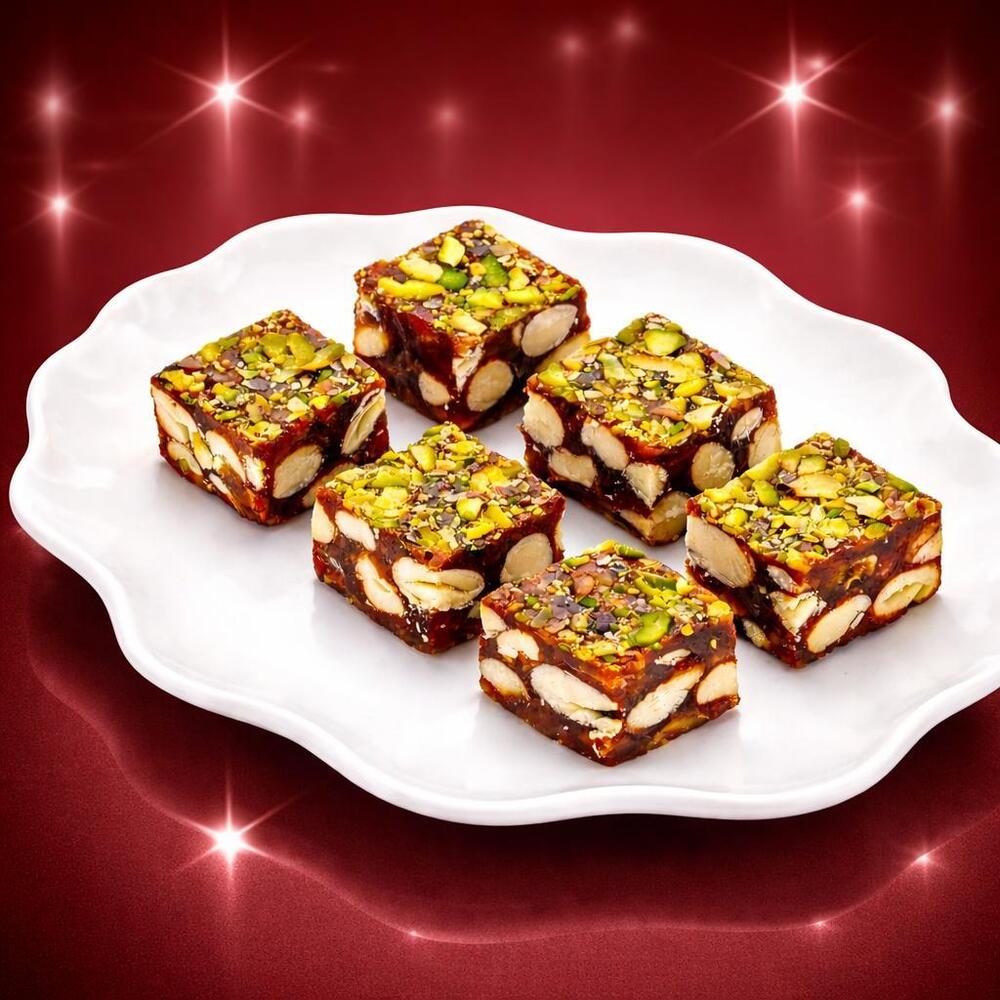 Khajur Pak - Carbohydrate: 65-70 G Per 100g (Approx)