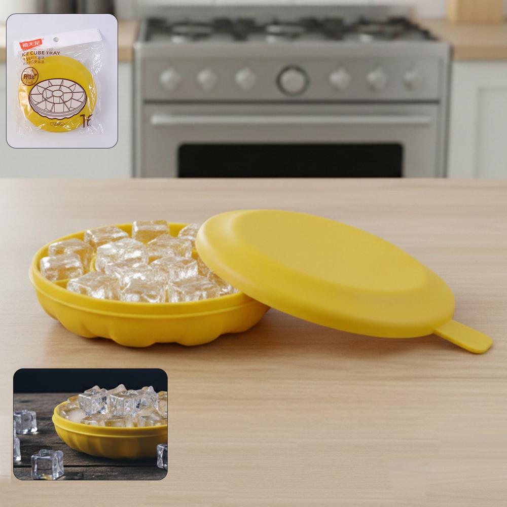 Premium Round Ice Cube Tray With Lid (1 Pc) - Application: As Per Product Requirement