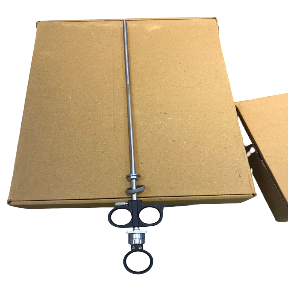 Single Puncture Ring Applicator - Stainless Steel, 5mm Diameter, Long Shaft, Ergonomic Ring Handles