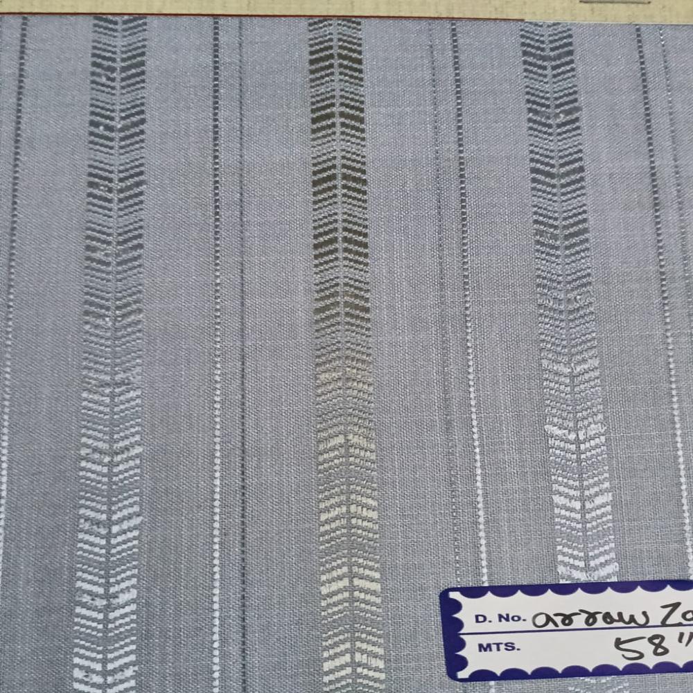 POLYCOTTON ARROW ZARI SHIRTING FABRIC 58