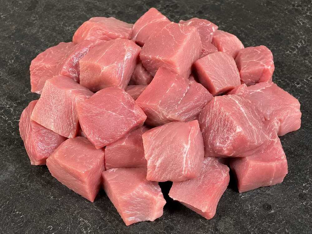 pork cube without fat