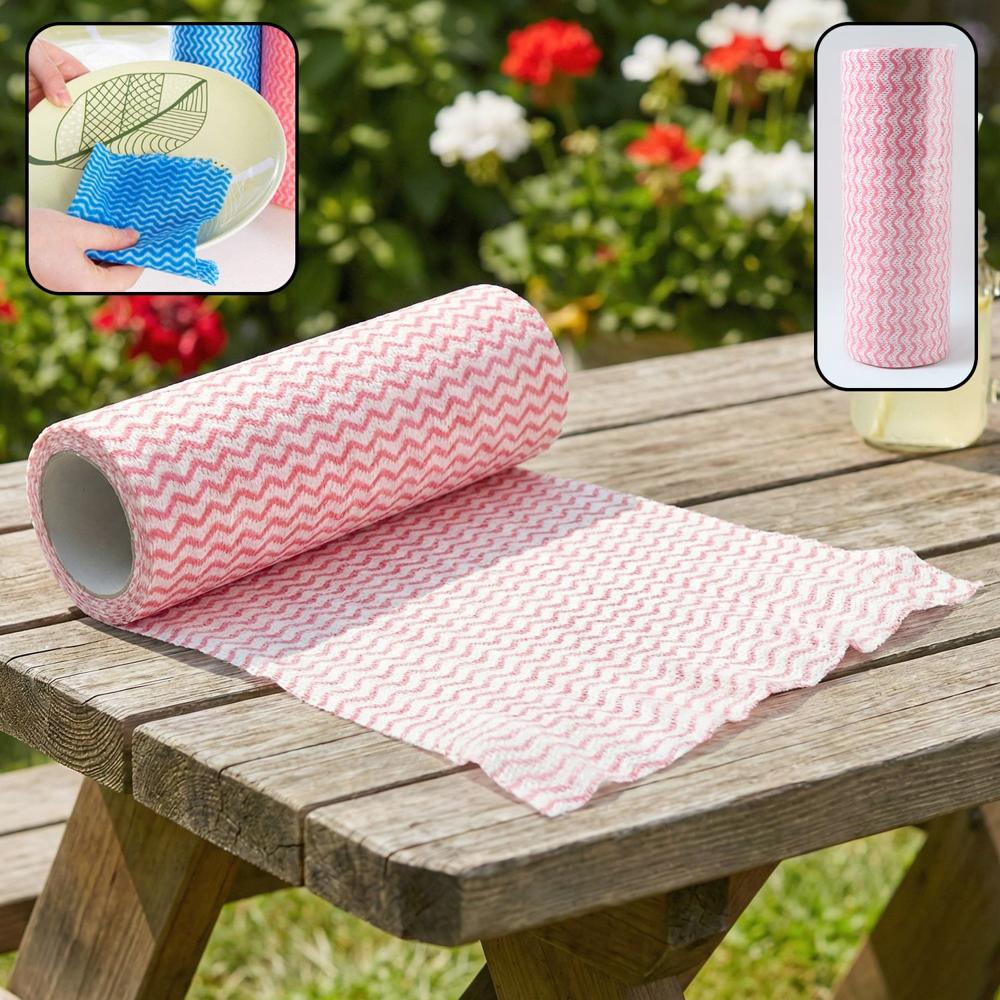Multipurpose Reusable Kitchen Cleaning Cloth Multi Pulls Roll (1 Roll) - Application: As Per Product Requirement