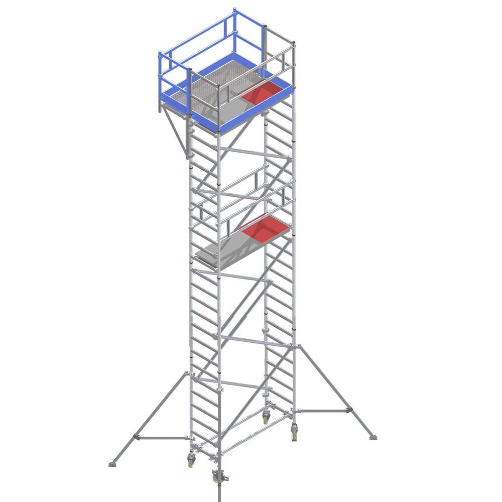 Mobile Scaffold Tower with Cantilever Platform