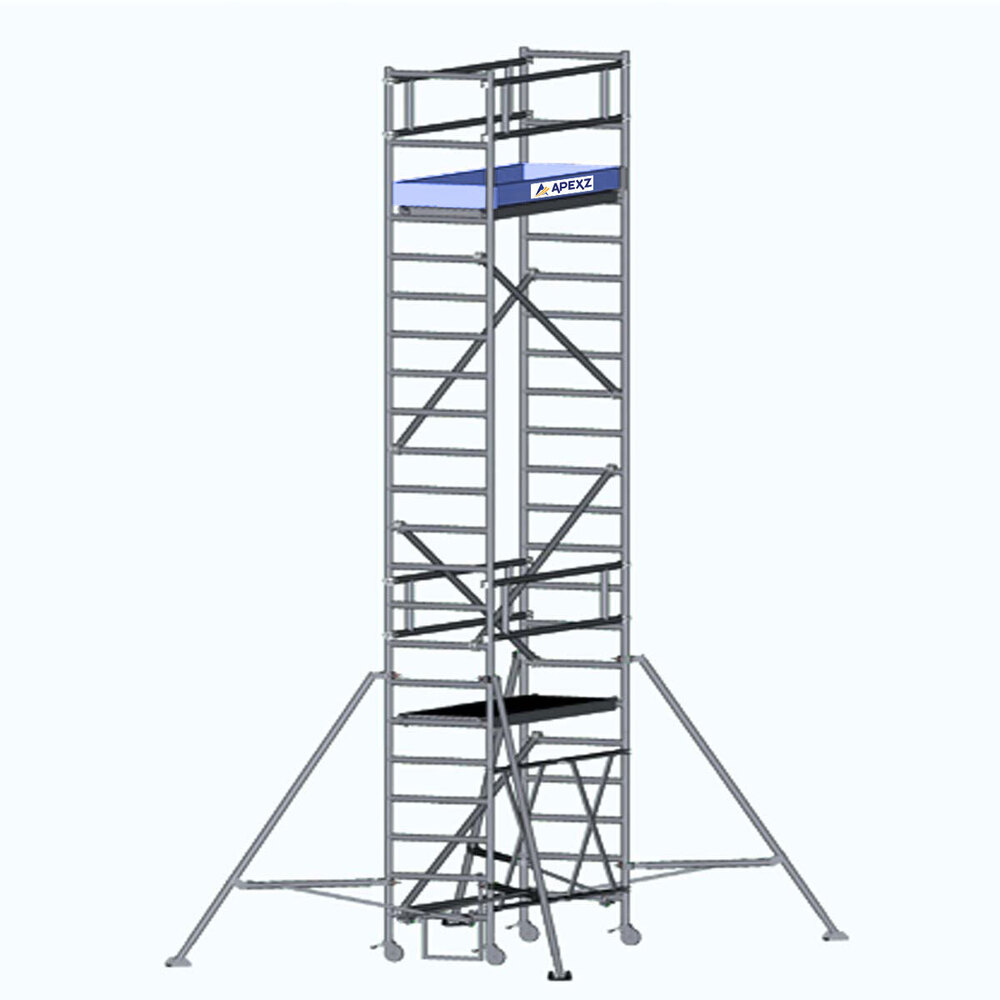 Mobile Scaffold Tower with Folding Frame