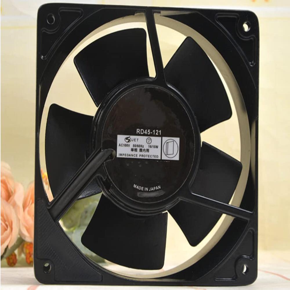 Nito Panel Fan Rd45-121 100v Ac 16/15w 12038mm Ball Bearing Industrial Axial Cooling Fan - Blade Material: Plastic