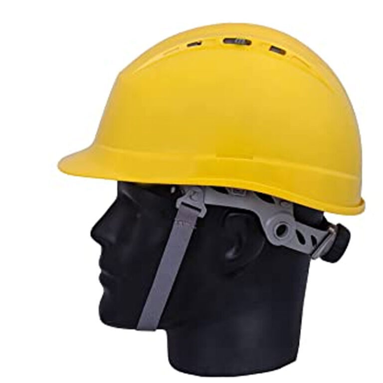 Yellow Ventilated Helmets