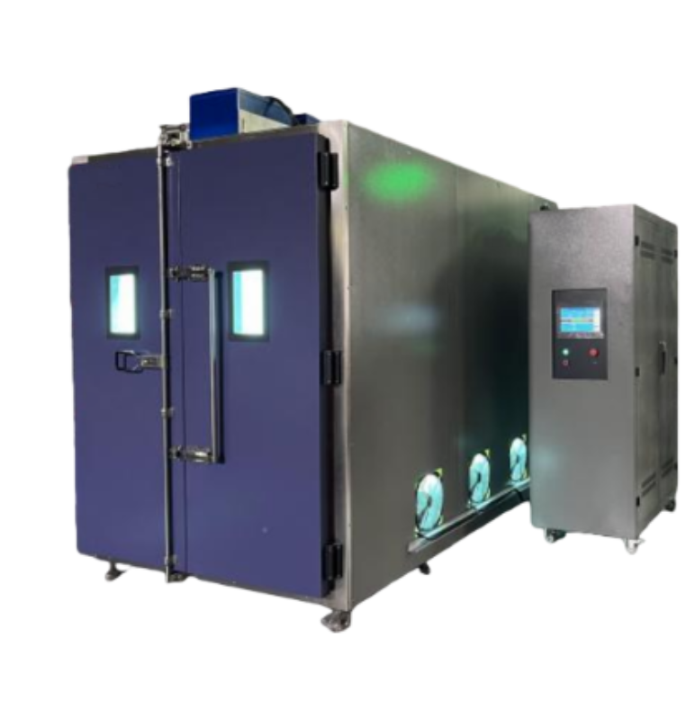 IEC 61215 UV Aging Tester for Photovoltaic Module Reliability Testing System - Stainless Steel Chamber, 2100x1200 mm, UV Irradiance 60 W/m2, Programmable PLC Touchscreen, IEC 61215 Compliant, Data Logging, Safety Interlocks