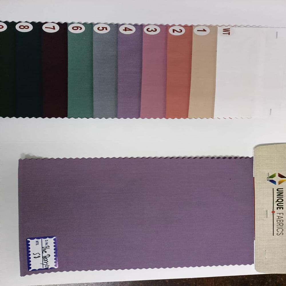 POLYVISCOSE PLAIN SHIRTING FABRIC