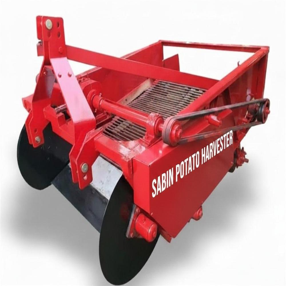 2 Row Single Conveyor Potato Digger - Capacity: 0.75 Acre / H T/hr