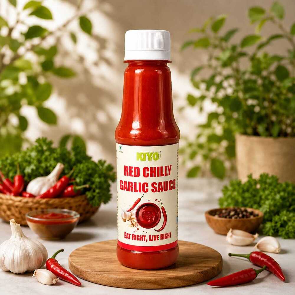 RED CHILLY SAUCE AND SOYA SAUCE