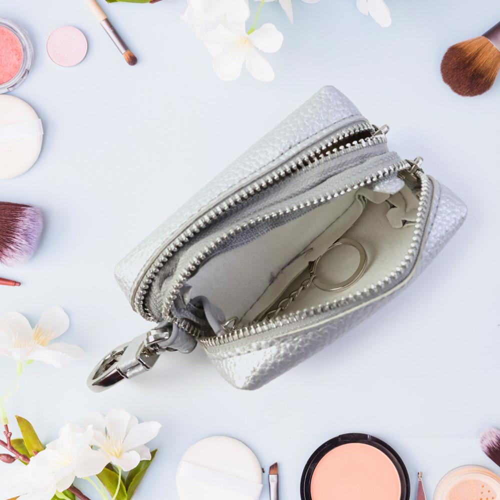Compact Zipper Key Pouch (1 Pc)
