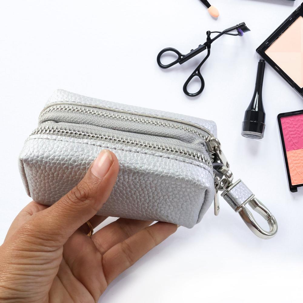 Compact Zipper Key Pouch (1 Pc)