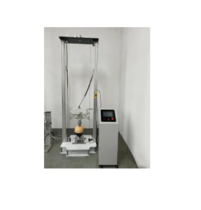 Safety Helmets Impact and Penetration Resistance Tester EN 397 - Steel Frame, 850x550x2200 mm, Touch Screen Control, USB Data Export