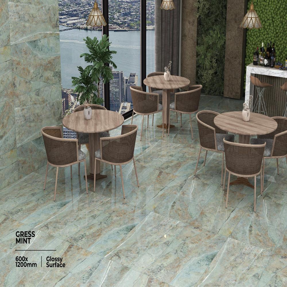 glossy vitrified tile