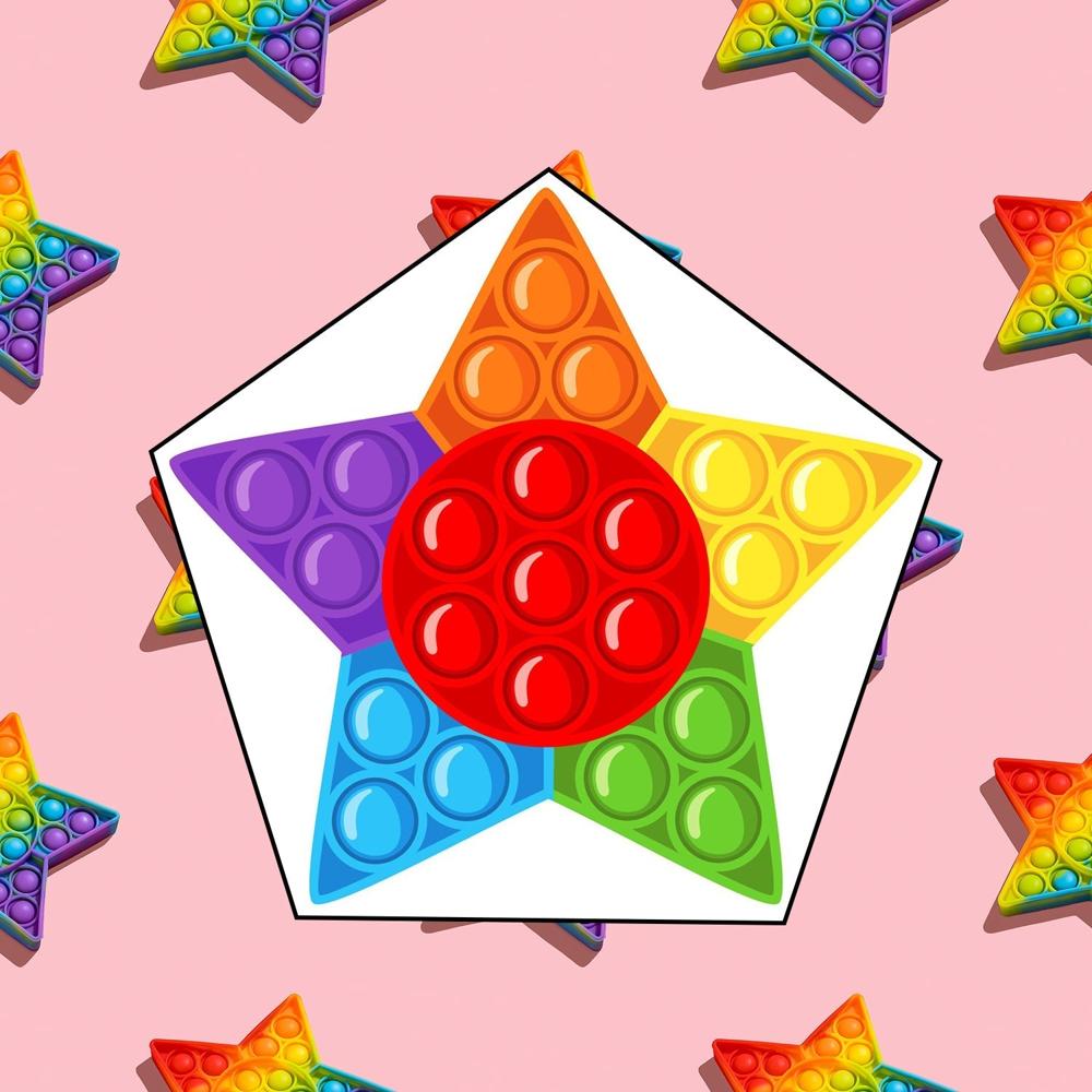 Star Fidget Toy fidget tool Used for playing purposes and all, especially for kids
