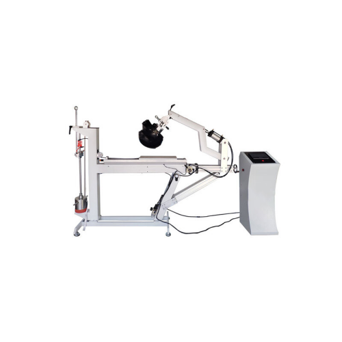 Helmet Shell Sliding Friction Tester ISO Standard - Heavy-Duty Steel, 1800x800x1200 mm, Microprocessor Control, Adjustable Fixture, 0-90° Sliding Angle, USB Data Output