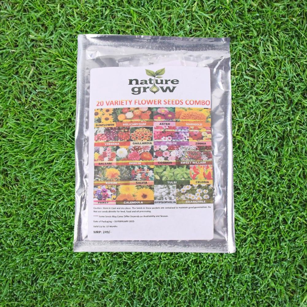 Seeds 20 Varieties Of Flower Seeds Combo (1 Pkt / 20 Varieties) - Application: As Per Product Requirement