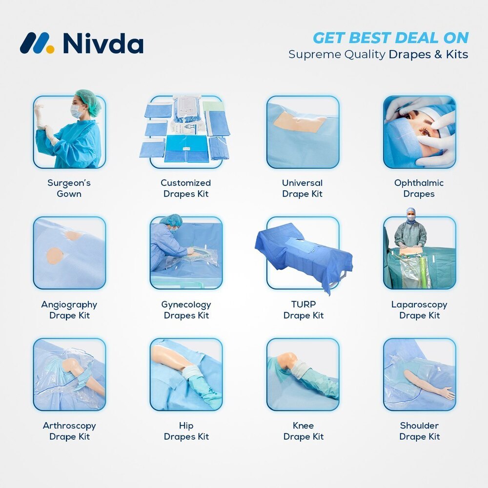 Circumcision Dressing Pack - Medical-grade Stainless Steel, 30x20x4cm, Blue Drape | Sterile, Disposable, Complete Surgical Kit