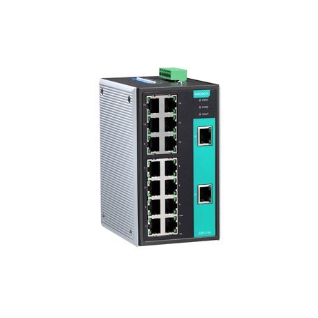 moxa EDS-316 Series 16-पोर्ट अनमैनेज्ड ईथरनेट स्विच