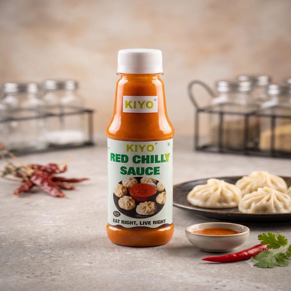 RED CHILLY SAUCE AND SOYA SAUCE