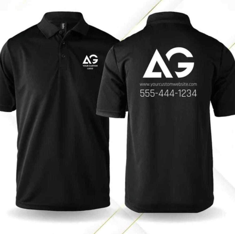 Black Collar T Shirt