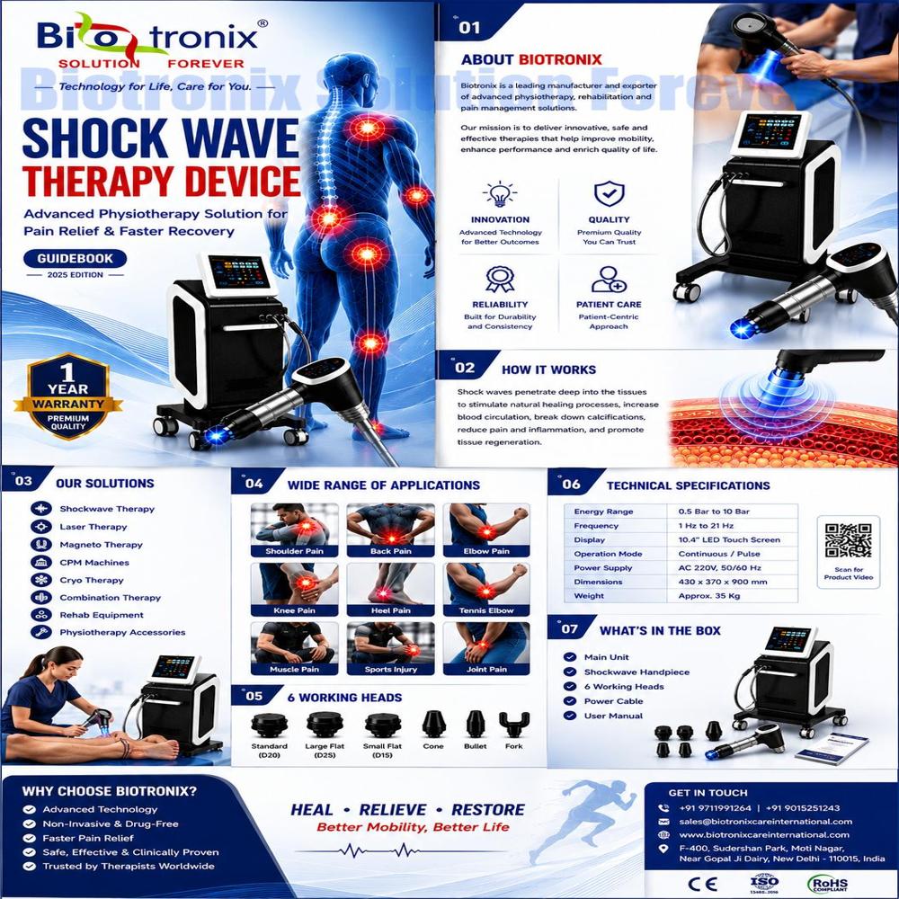 AIRSHOCK PRO Touch Screen Shockwave Therapy Device