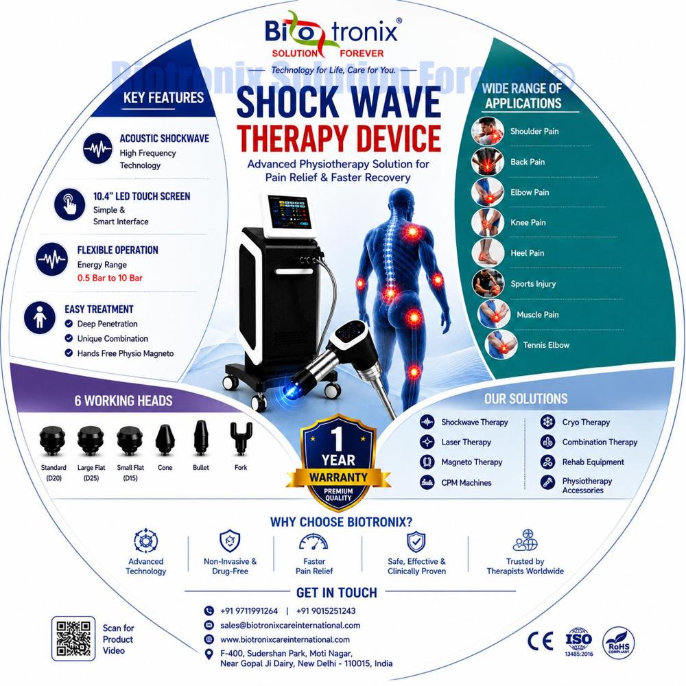 AIRSHOCK PRO Touch Screen Shockwave Therapy Device