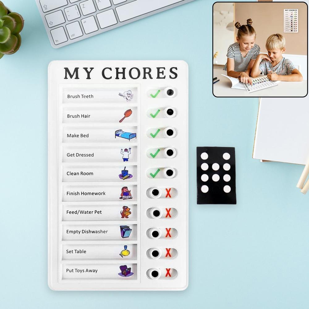 Portable Chores Note Board (20x12 cm, Mix Color)