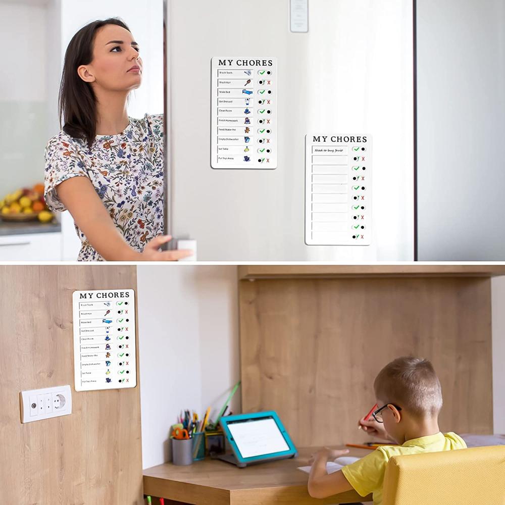Portable Chores Note Board (20x12 cm, Mix Color)