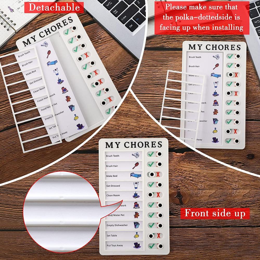 Portable Chores Note Board (20x12 cm, Mix Color)