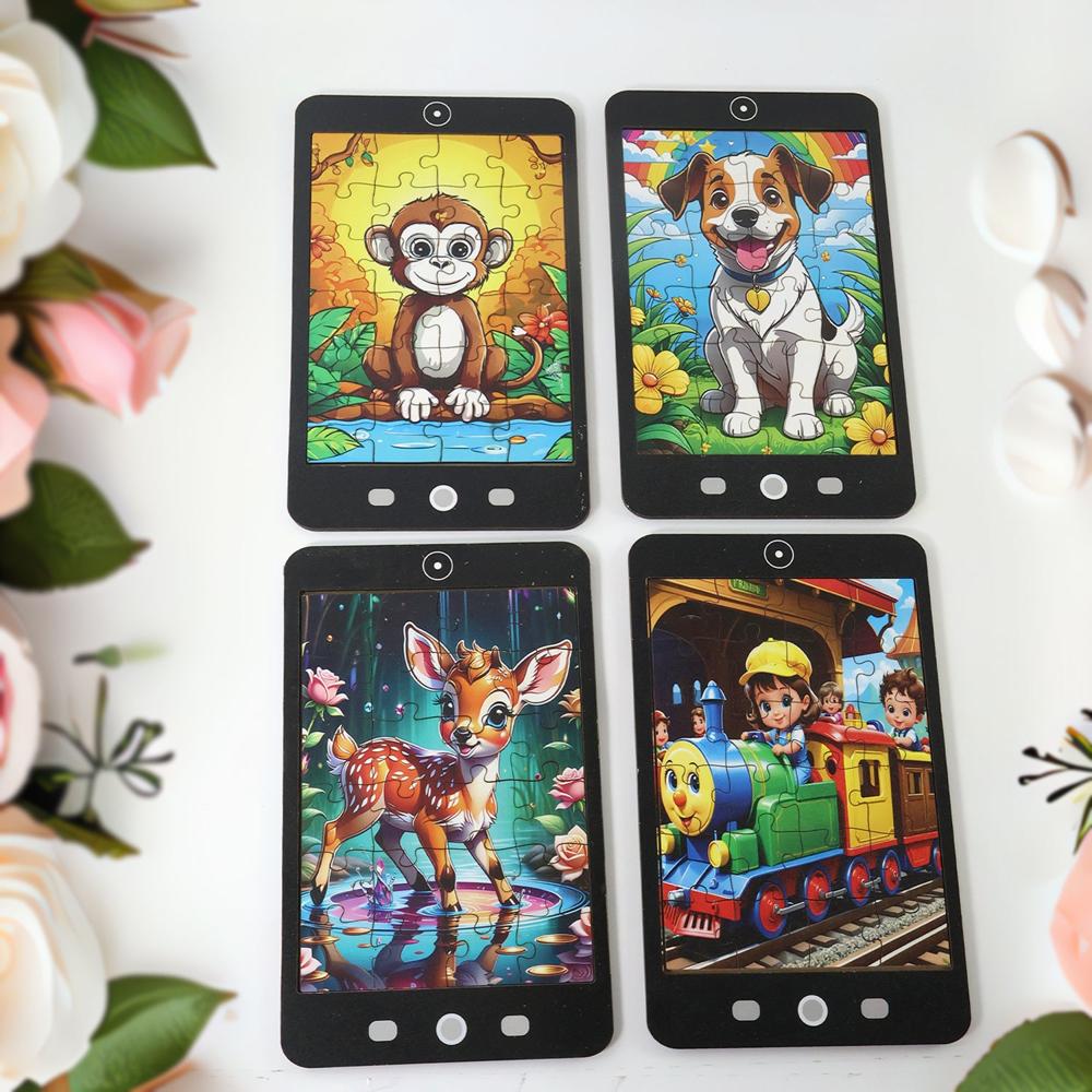 Kids Mini Cartoon Jigsaw Puzzle 1 Pc Mix Design