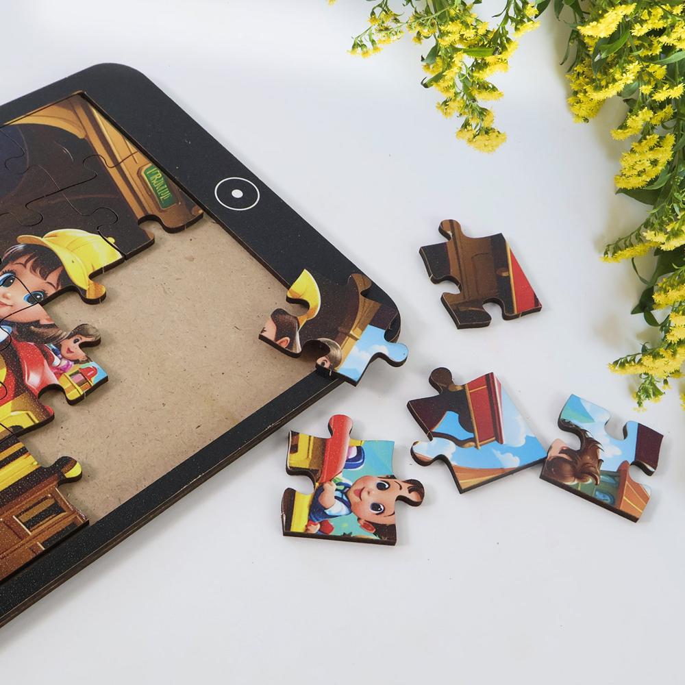 Kids Mini Cartoon Jigsaw Puzzle 1 Pc Mix Design
