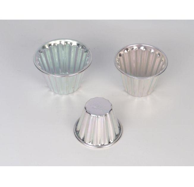JELLY MOULD ALUMINIUM ANODIES 3 SHAPE (BATI, BOWL, TURKEY)