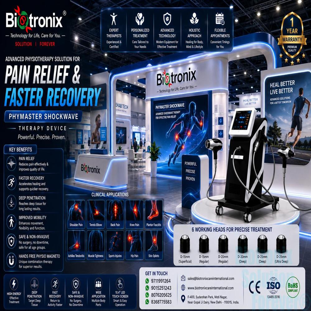 AIRSHOCK PRO Advanced Shockwave Machine for Physiotherapy