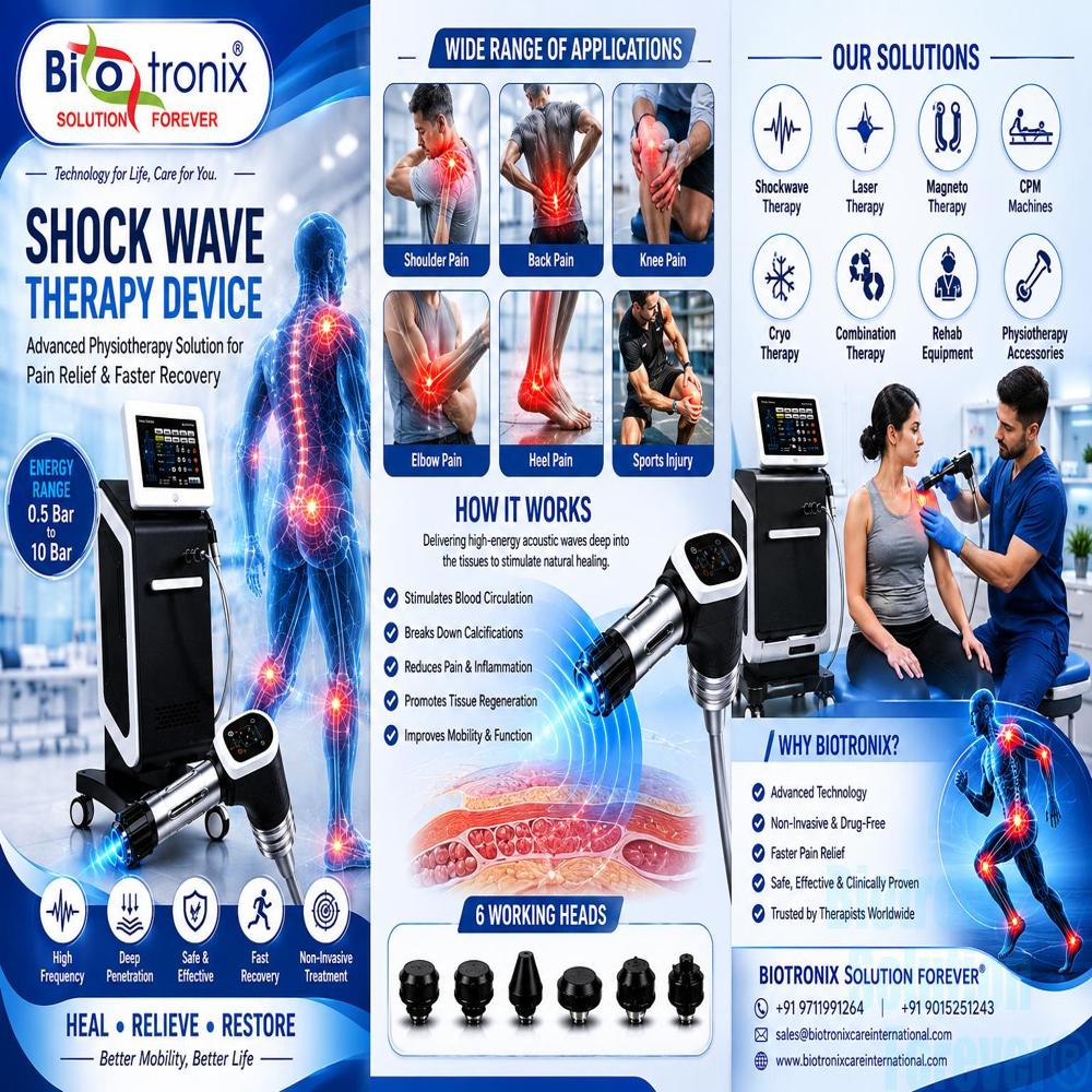 AIRSHOCK PRO Advanced Shockwave Machine for Physiotherapy