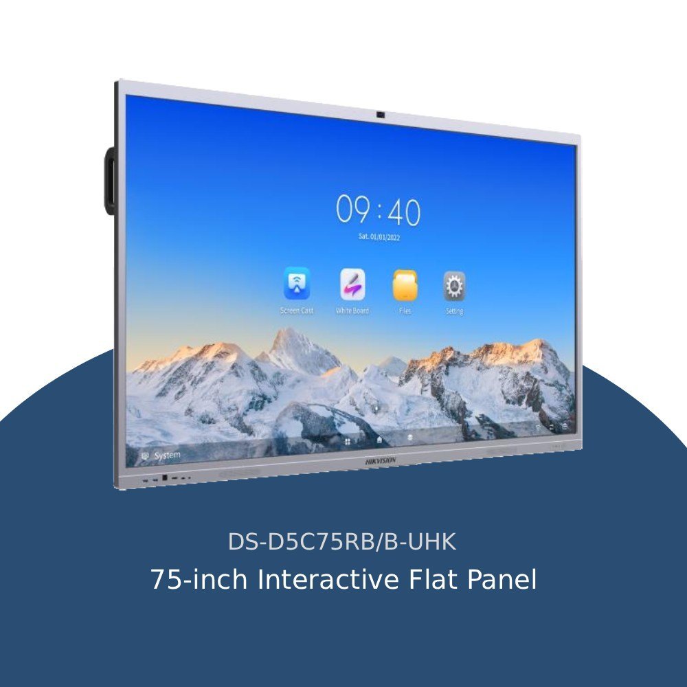 Ds-d5c75rb/b 75-inch 4k Interactive Flat Panel Display - Memory: Not Specified Megabyte (Mb)
