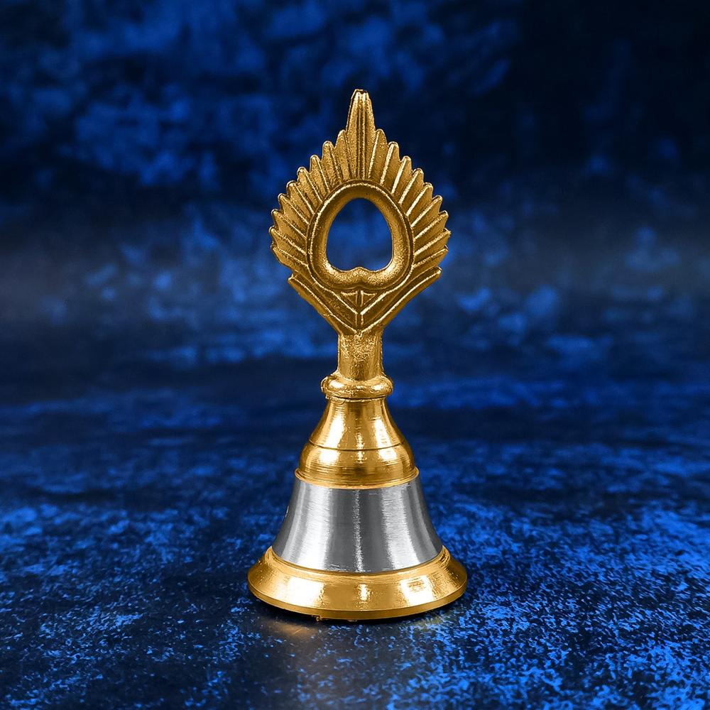 Brass And Steel Temple Ghanti (Pooja Bell) Decorative Spiritual Accessory - Application: As Per Product Requirement