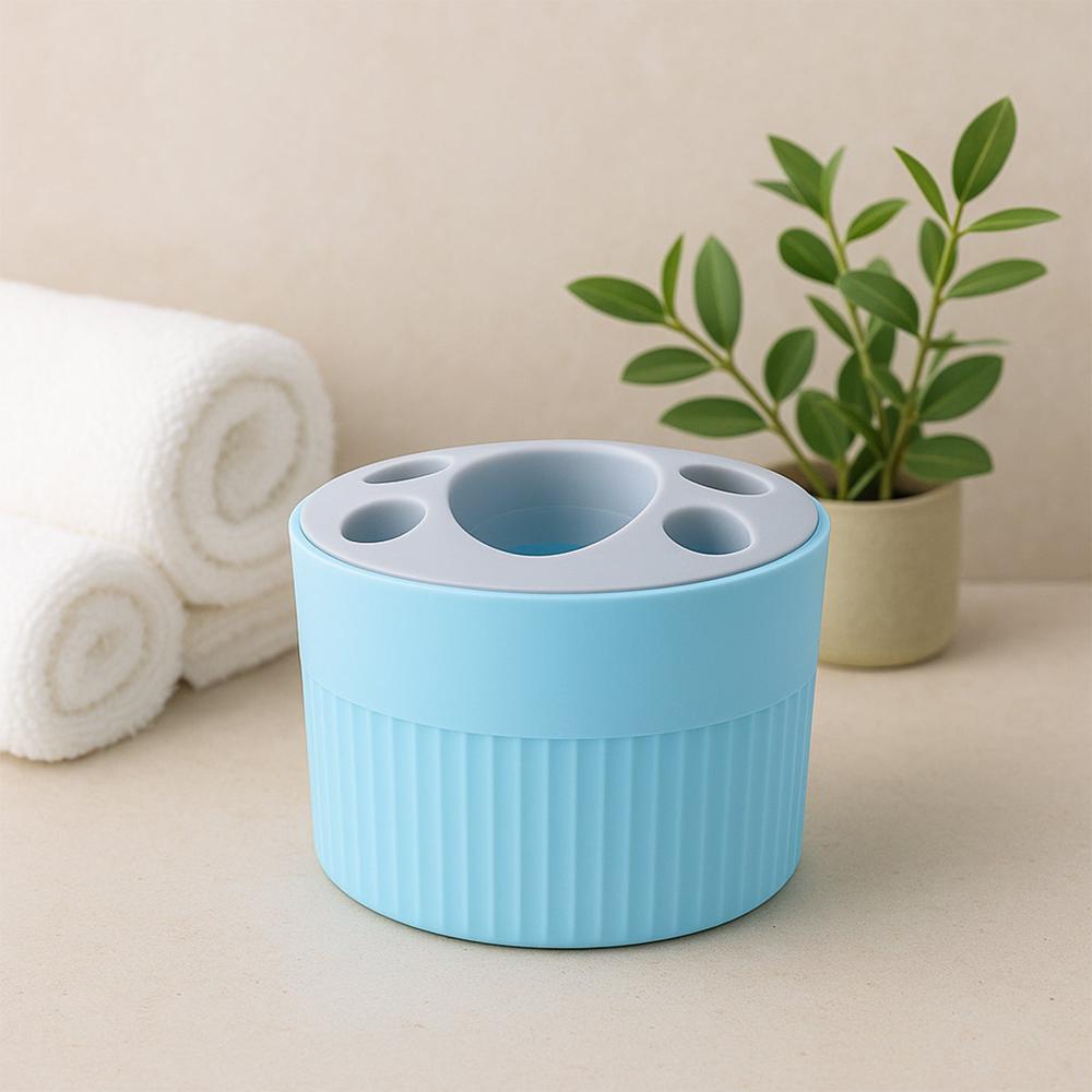 Multipurpose Bathroom Toothbrush And Utility Holder Stand With Multiple Slots (1 Pc) - Application: As Per Product Requirement