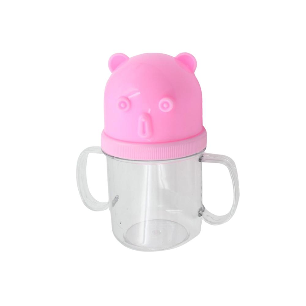 Baby Milk Sippy Mug Leakproof Lightweight Nursing Cup For Kids (250 Ml / 1 Pc) - Color: Plastic