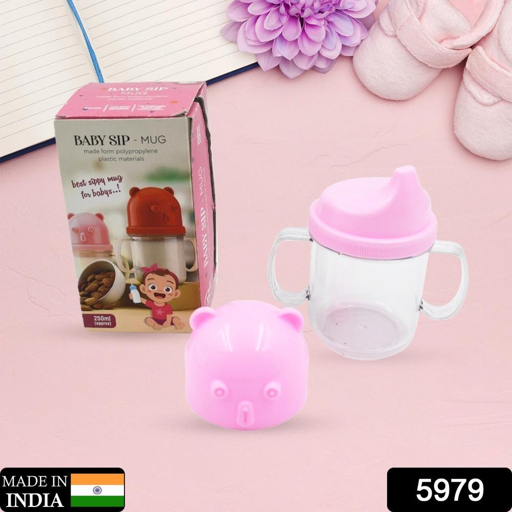 Baby Milk Sippy Mug Leakproof Lightweight Nursing Cup for Kids (250 Ml / 1 Pc)