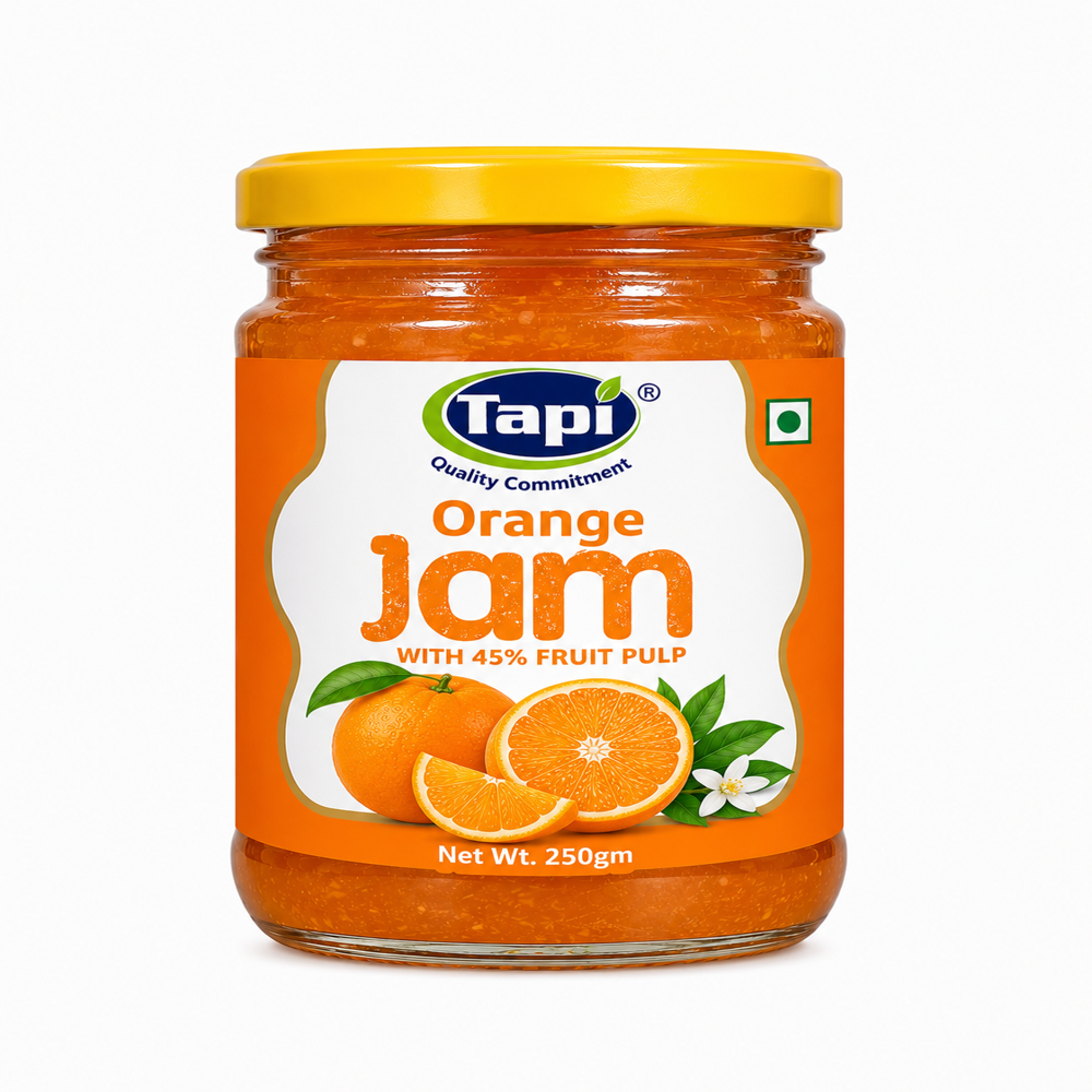 Orange 350 Fruit Jam - Shape: Sliced