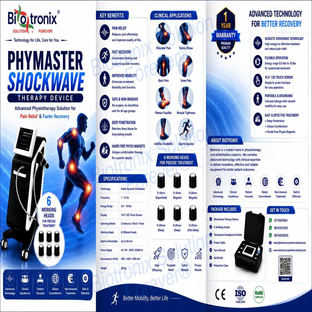 AIRSHOCK PRO Premium ESWT Shockwave Therapy System
