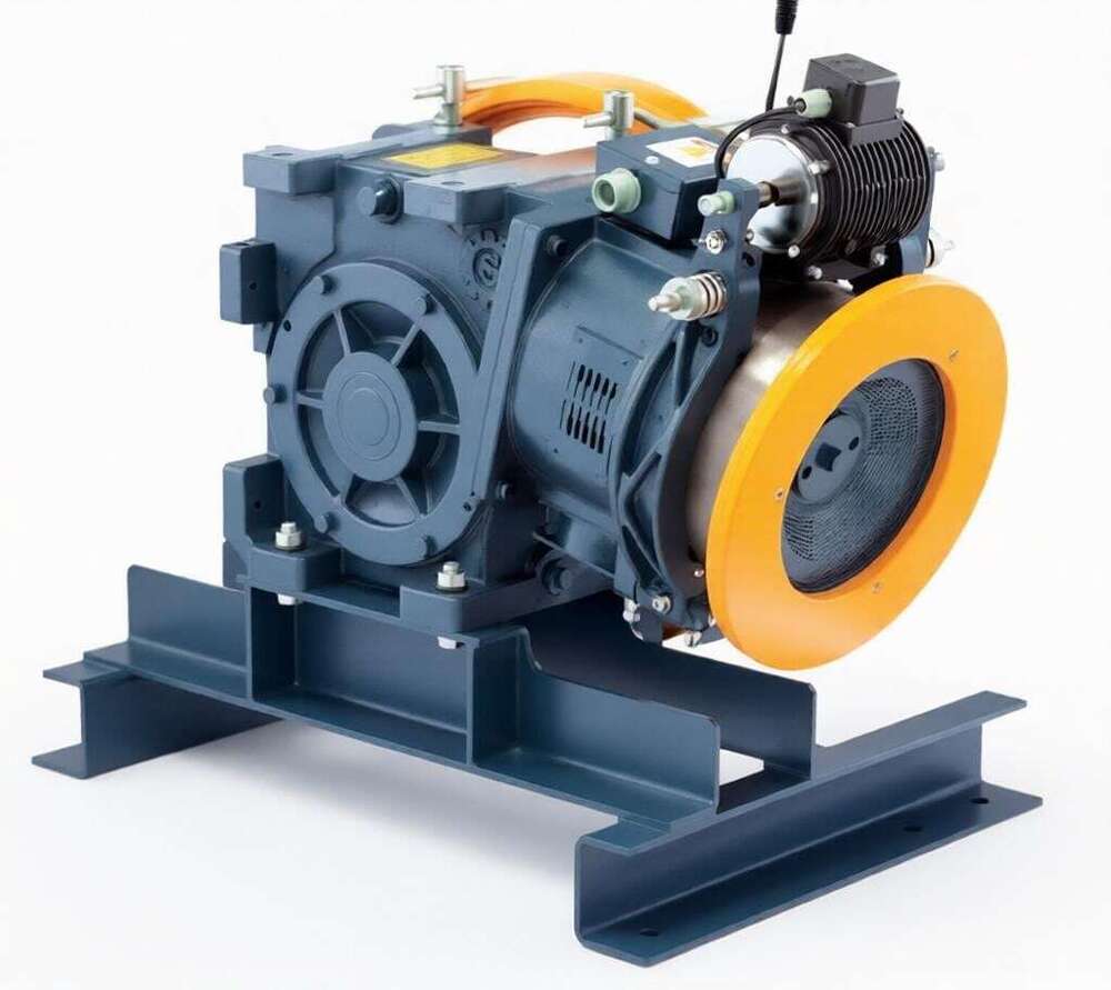 Single Shaft Traction Machine