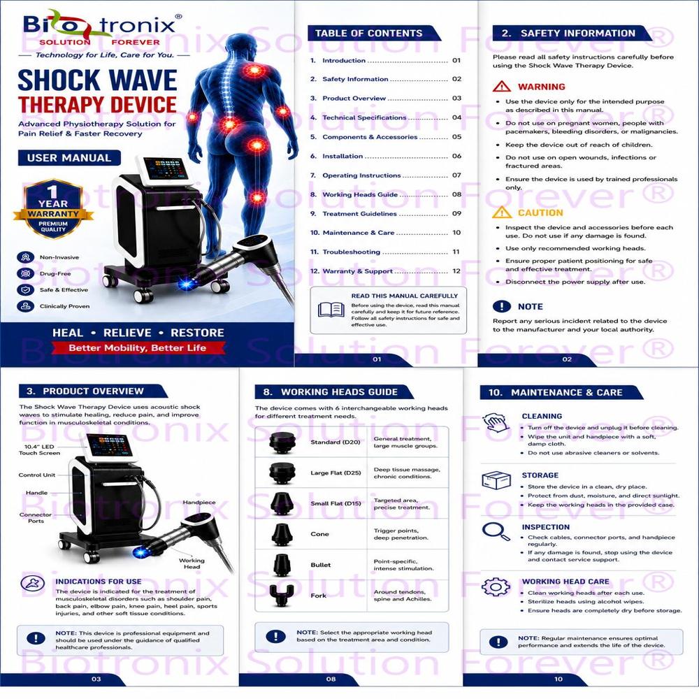 AIRSHOCK PRO Professional Pain Therapy Equipment